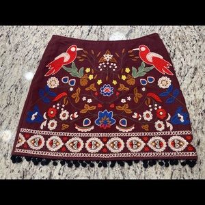 Altar’d State Embroidered Skirt